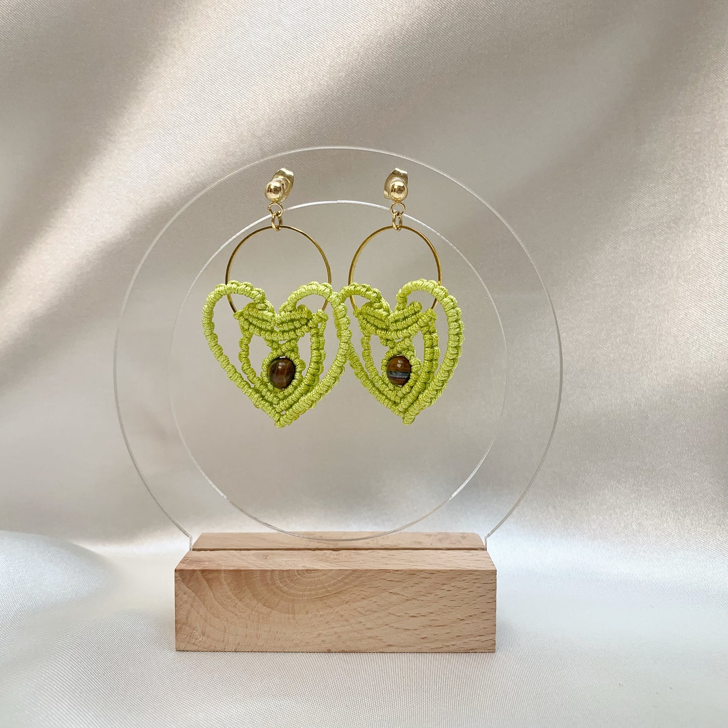Cœur vert citron