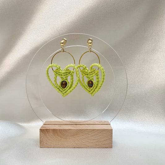 Cœur vert citron